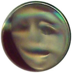 12-10.9 Techniques Assorted - Hologram (Note 1: This hologram example is not a synthetic polymer button. Same hologram example shown in the NBS Synthetic Polymers Handbook, reference 2.